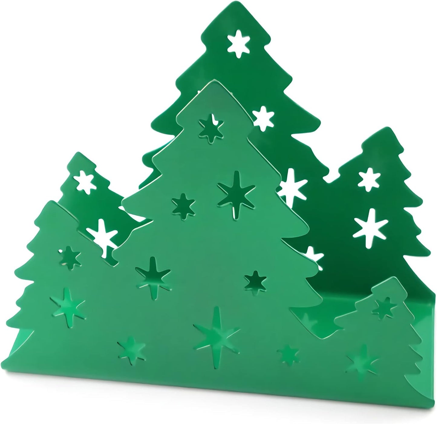 Servilletero Navideño Acero Inox Almacenamiento Encimera
