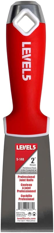 Cuchillo yeso acero inox agarre suave 2pulg