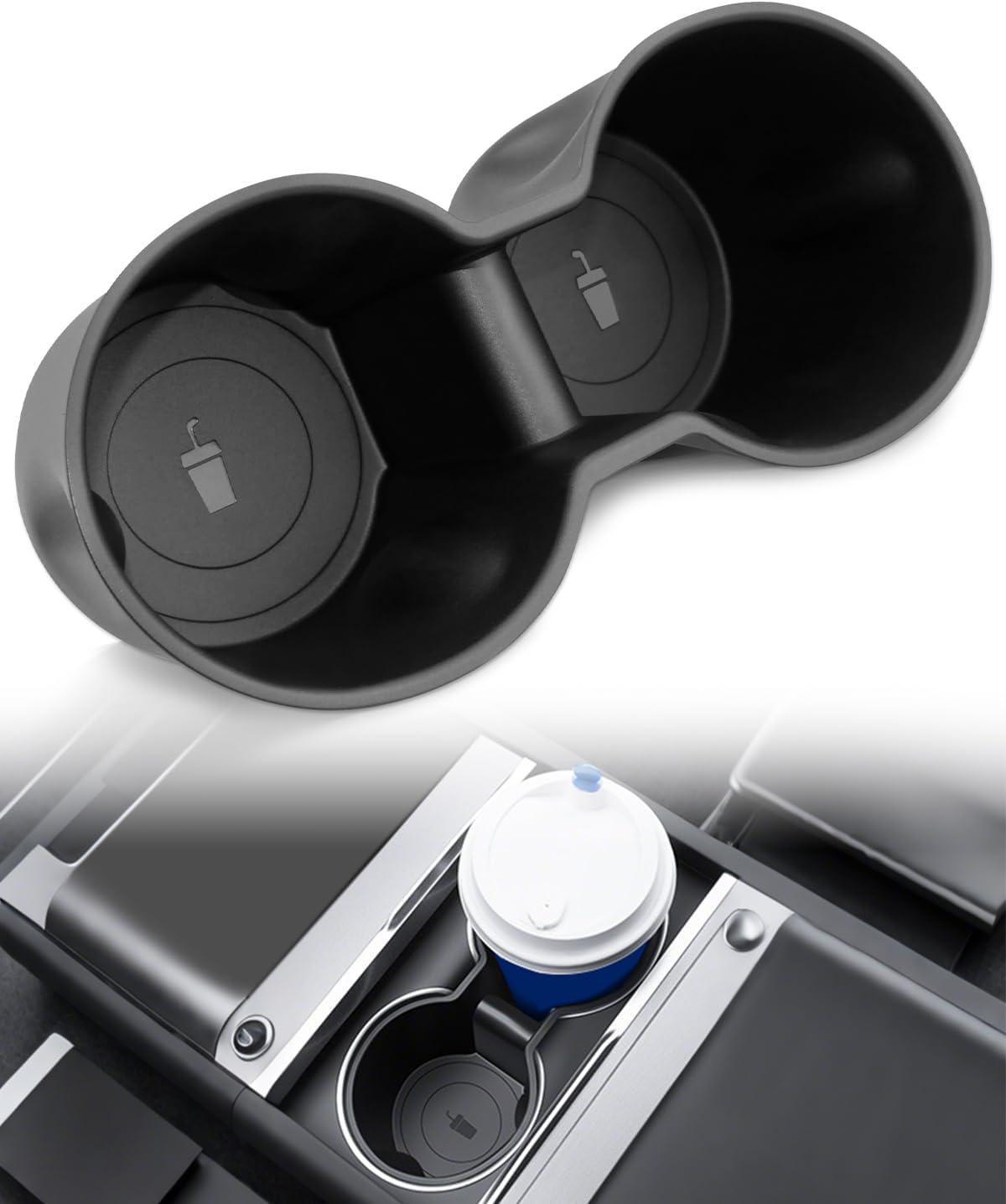 Soporte taza comp Tesla Model Y 2025-2026