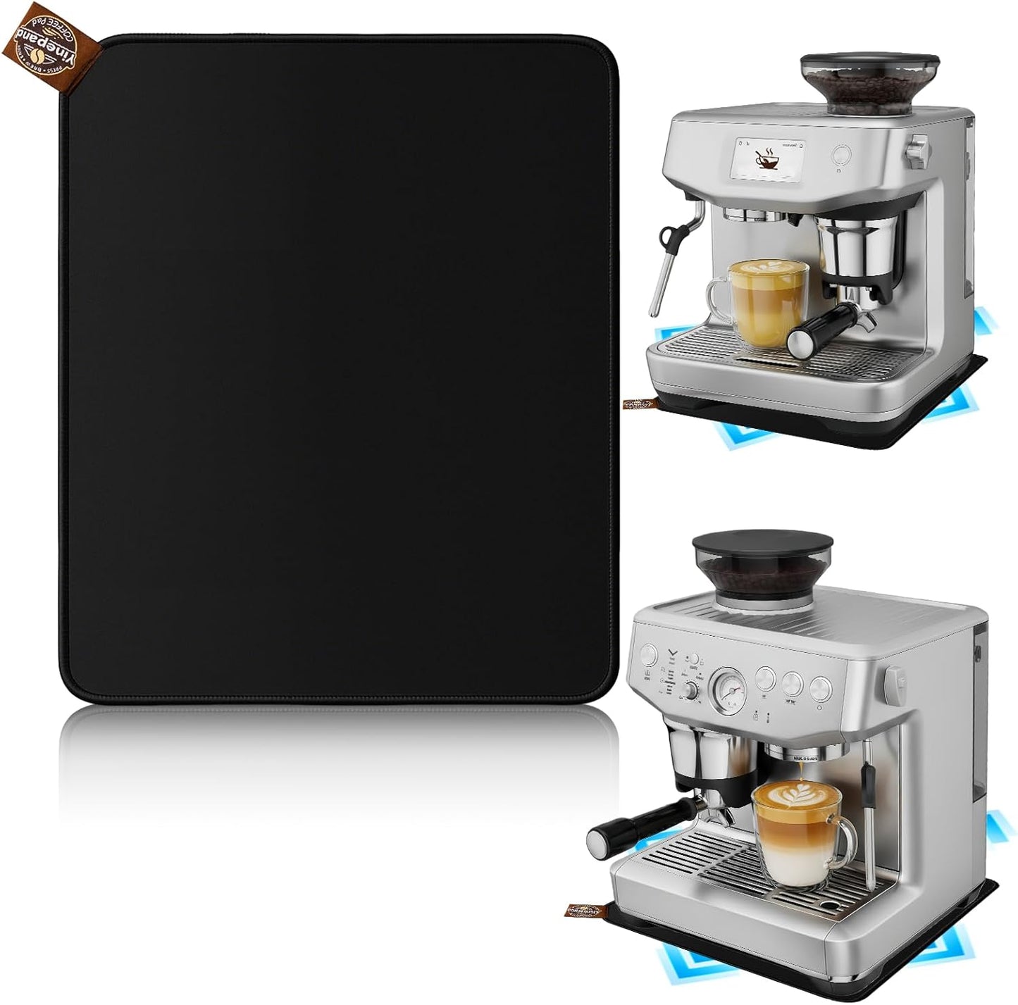 Alfombrilla deslizante para máquina de café espresso Breville 876/881 doble cara antideslizante