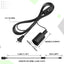 Kit 10 cables luz colgante con enchufe E26 E27 negro 15pies