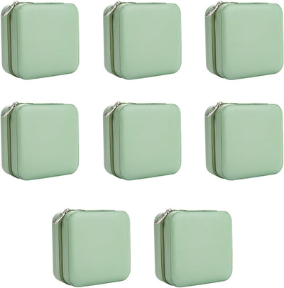 Estuche organiz. joyas damas de honor 8 verde salvia