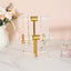 Soporte joyas acrílico 2 niveles barra T cristal