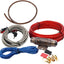 Kit cables instalación audio 1800w coche