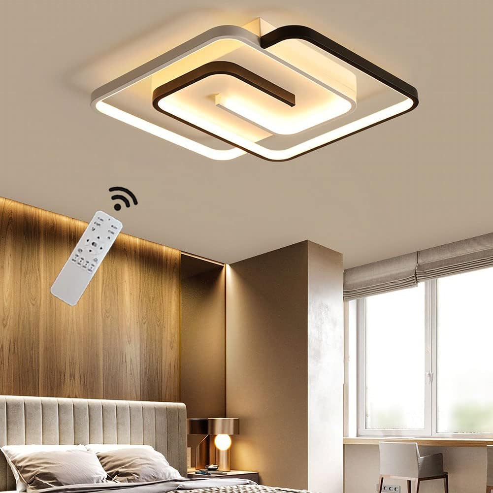 Lámpara techo LED moderna regulable control remoto 40W