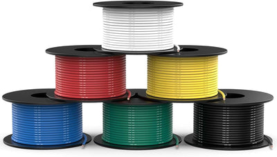 Cable 10 AWG cobre estañado flexible 6 colores
