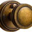 2 Pomas Puerta Bronce Antiguo Cerradura Dormitorio Baño