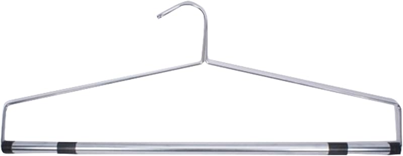 Colgador cromado 22pulg 12 Uds color plateado