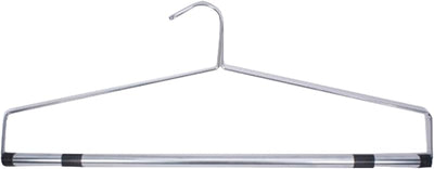 Colgador cromado 22pulg 12 Uds color plateado