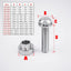 Tornillos M6 acero inox 304 antirrobo para toldo bicicleta