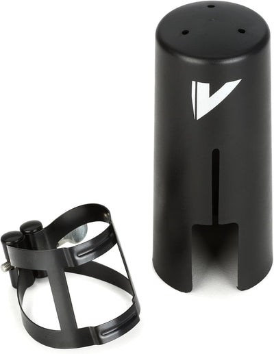 Ligadura y tapa plástico clarinete bajo negro