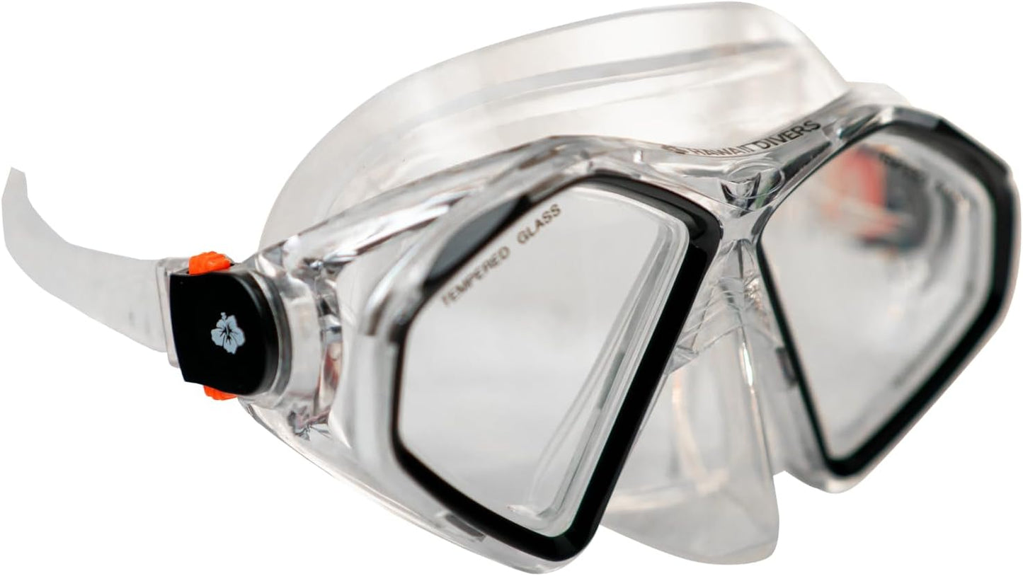 Máscara buceo para adultos con tubo para natación y buceo