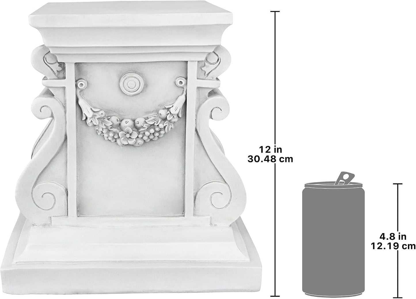 Base clásica para estatua de piedra antigua M