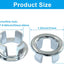 4 Anillos Rebosadero Redondo para Fregadero Baño y Cocina