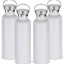 Botella agua aislada vacío 24oz tapa plástico acero inox