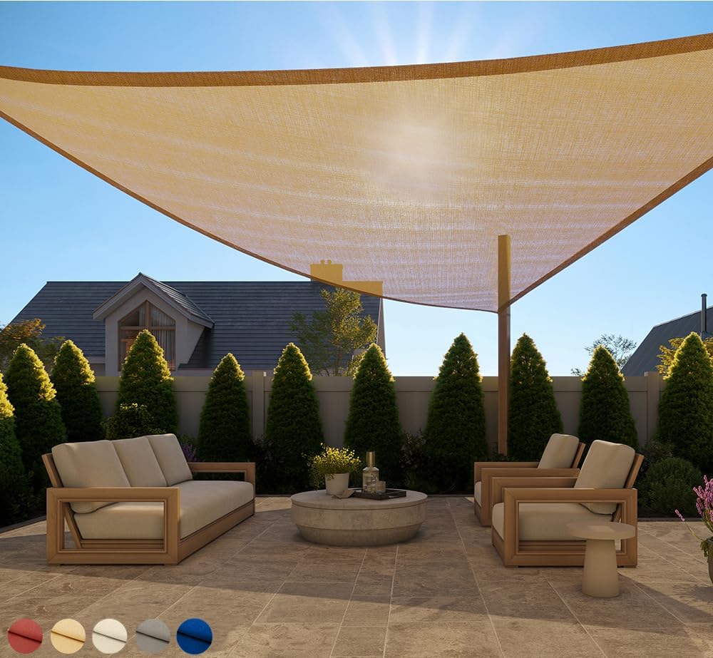 Toldo parasol rectangular resistente UV y óxido