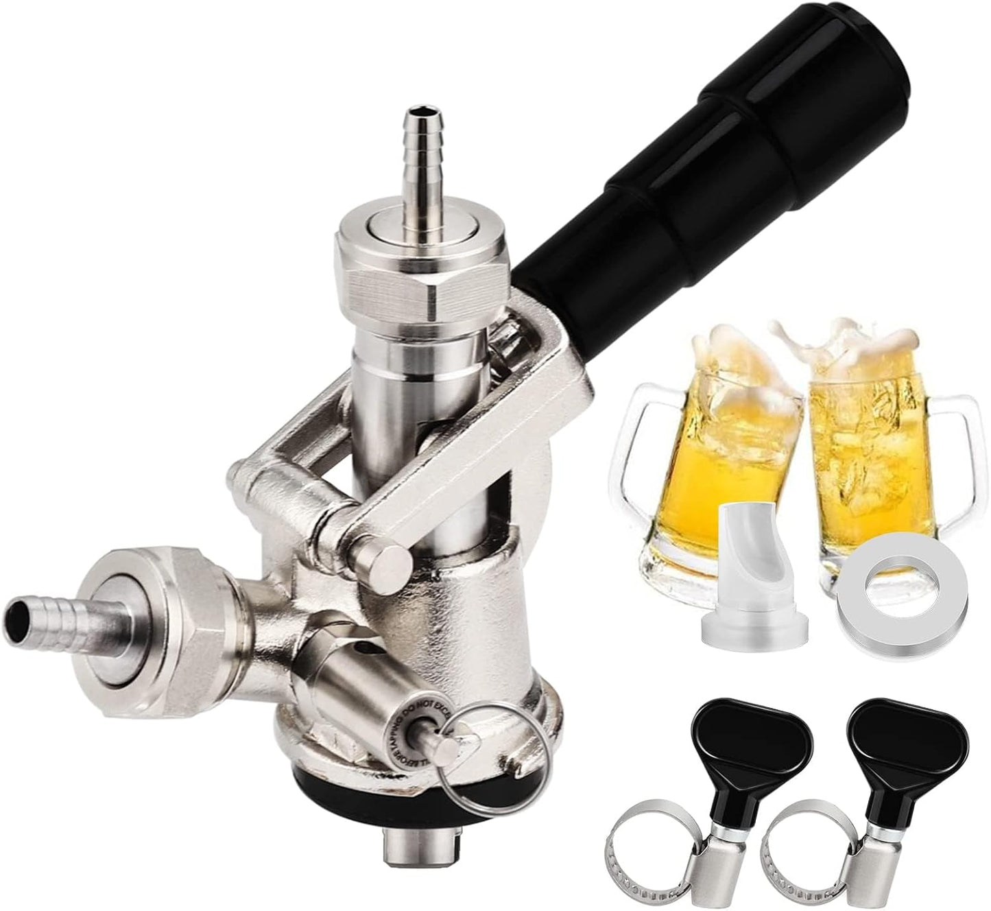 Acoplador Sankey S 1/4pulg sonda acero inox cuerpo latón