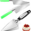Set 2 Pzas Servidor y Cortador Pasteles Acero Inox Verde