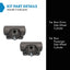 Set cilindros rueda trasera comp Buick Cadillac 65-95