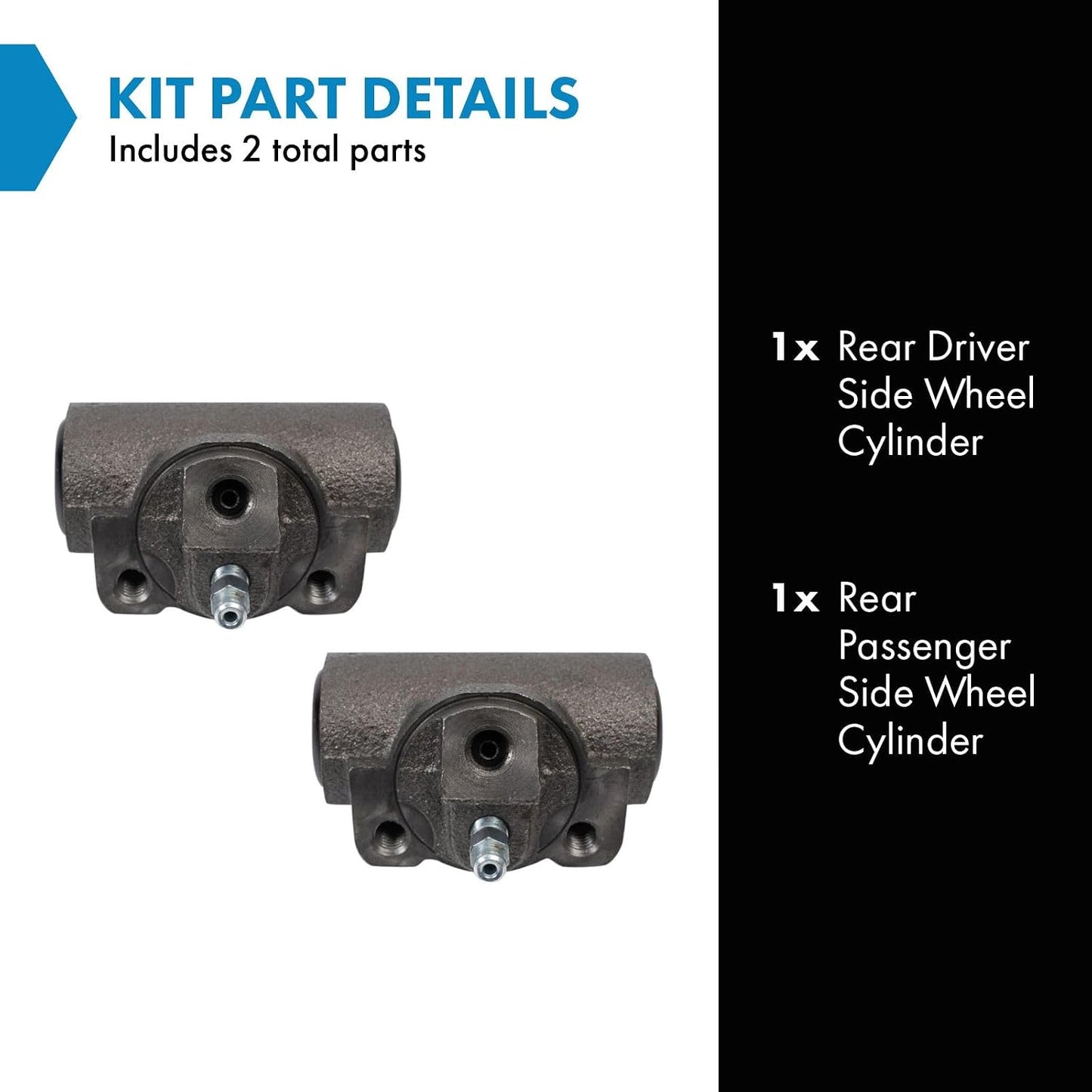 Set cilindros rueda trasera comp Buick Cadillac 65-95