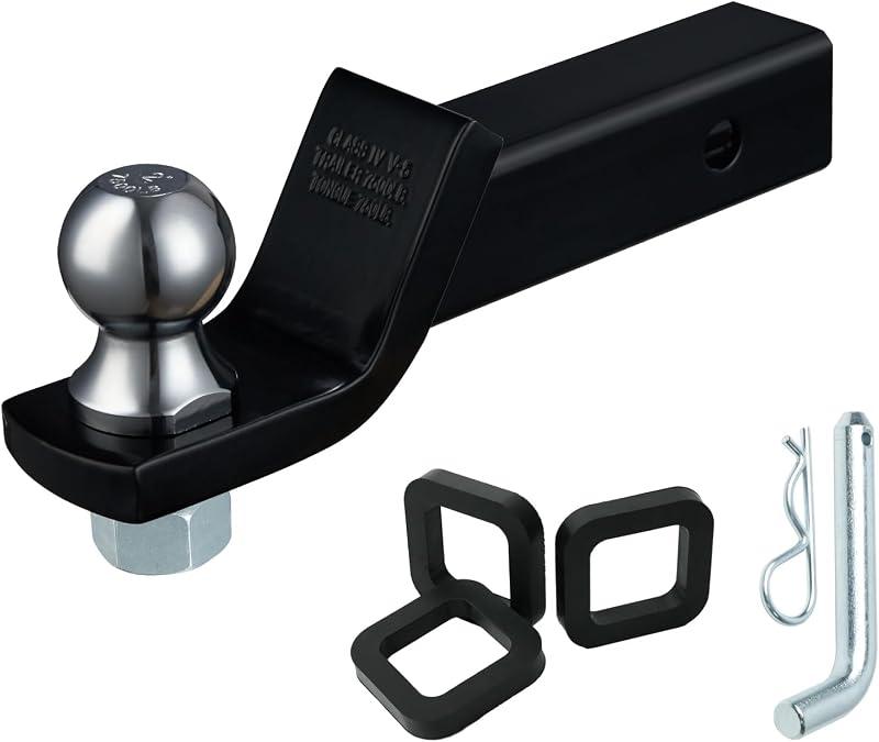 Soporte bola enganche remolque 2pulg acero 7500lb