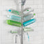 Organiz. ducha colgante acero 25x14" plateado