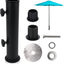 Soporte universal para paraguas negro resistente exteriores