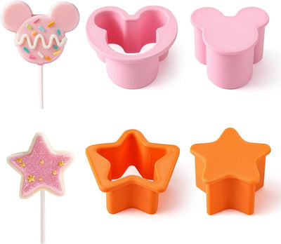 Cortador pastel forma estrella ratón moldes 3D para fiestas