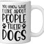 Taza Cerámica para Amantes de Mascotas Perros Humorista Blanca
