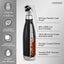 Botella agua acero inox 17oz doble pared sin BPA