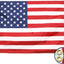 Bandera EE.UU. 3x5ft interiores 4 ojales latón