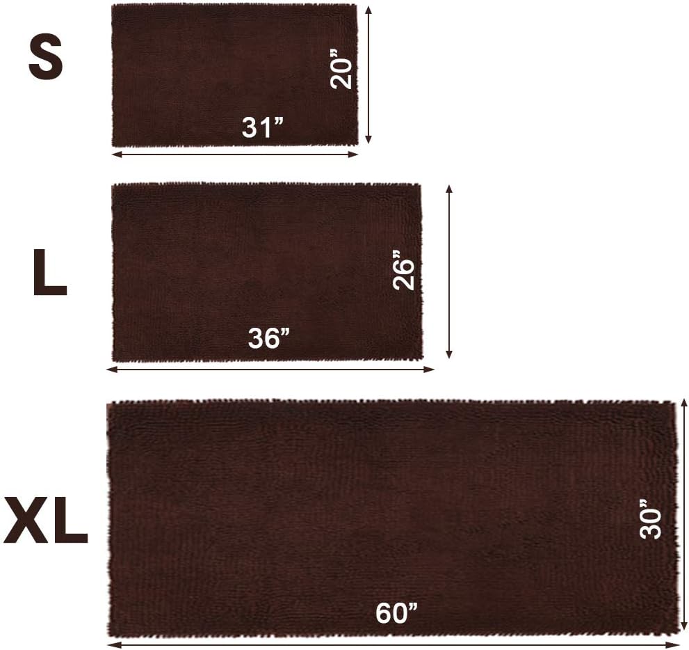 Tapete baño 20x31" para mascotas ultra suave absorbente