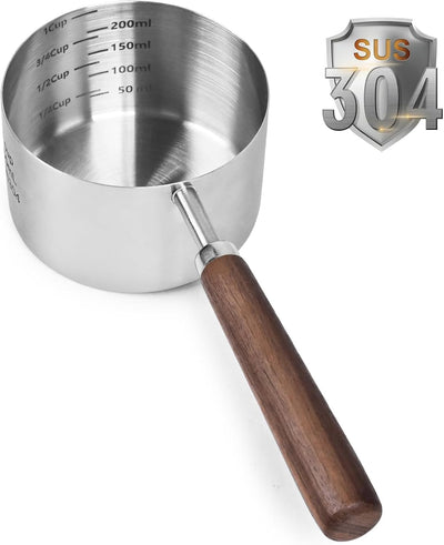 Medidor para alimento de mascotas acero inox 304 1 taza