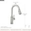 Grifo cocina una manija acero inox resistente manchas