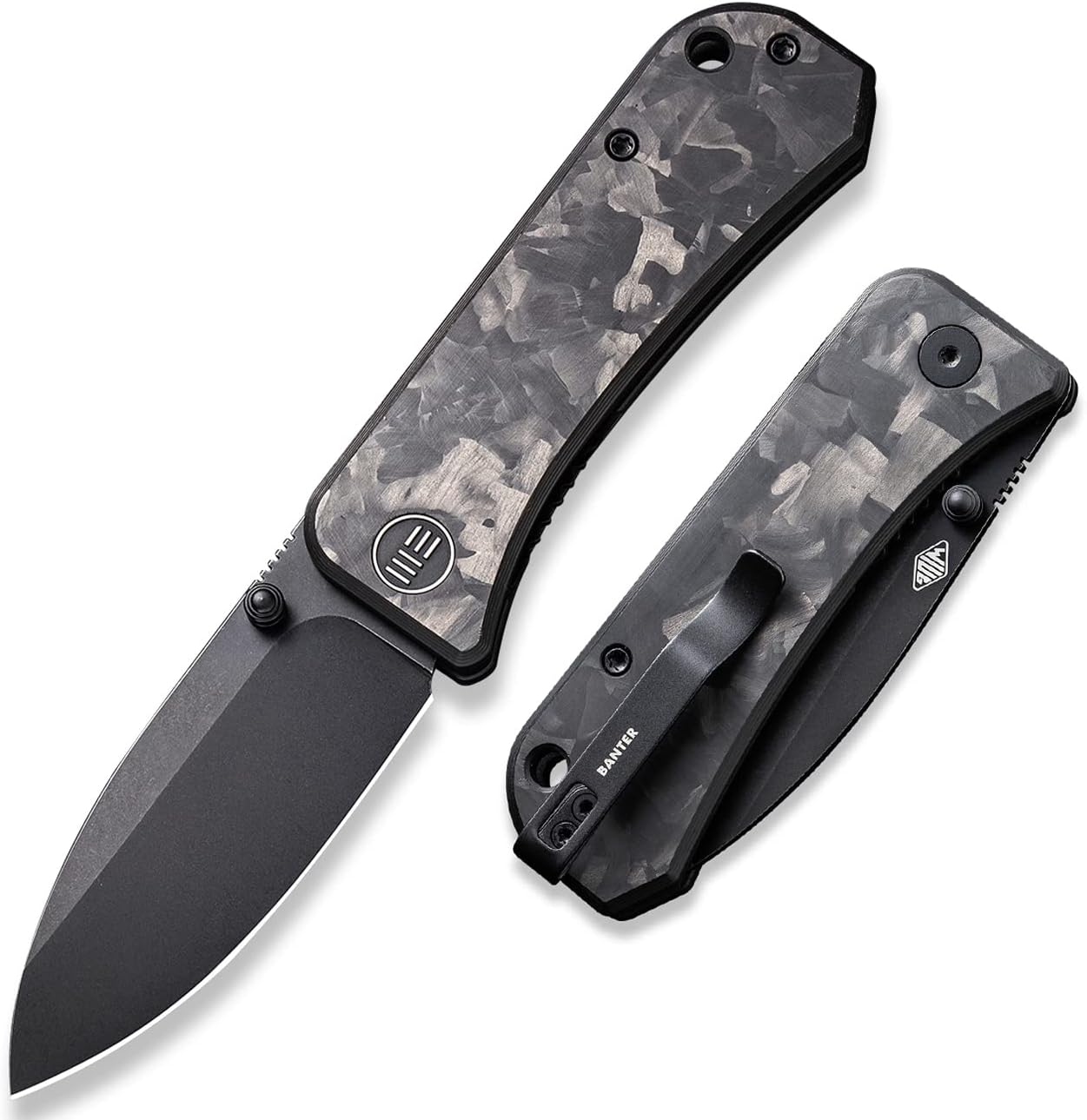 Cuchillo plegable Edc hoja S35VN mango fibra carbono