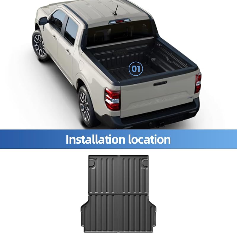 Tapete caja camión Ford Maverick 2022-26 híbrido