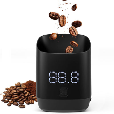 Báscula digital de café dosificadora con pantalla LED y función de tara