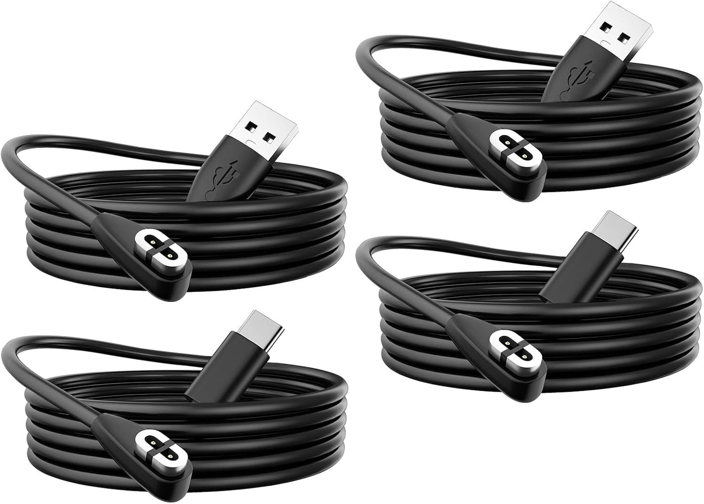 4 Cables Carga Magnéticos para Aftershokz Openrun Pro