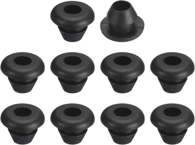 70 Ojales Goma Orificio 0.118" Negro