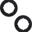 2 Pzas Placas Traseras Puerta 2-1/8" Cubierta Relleno