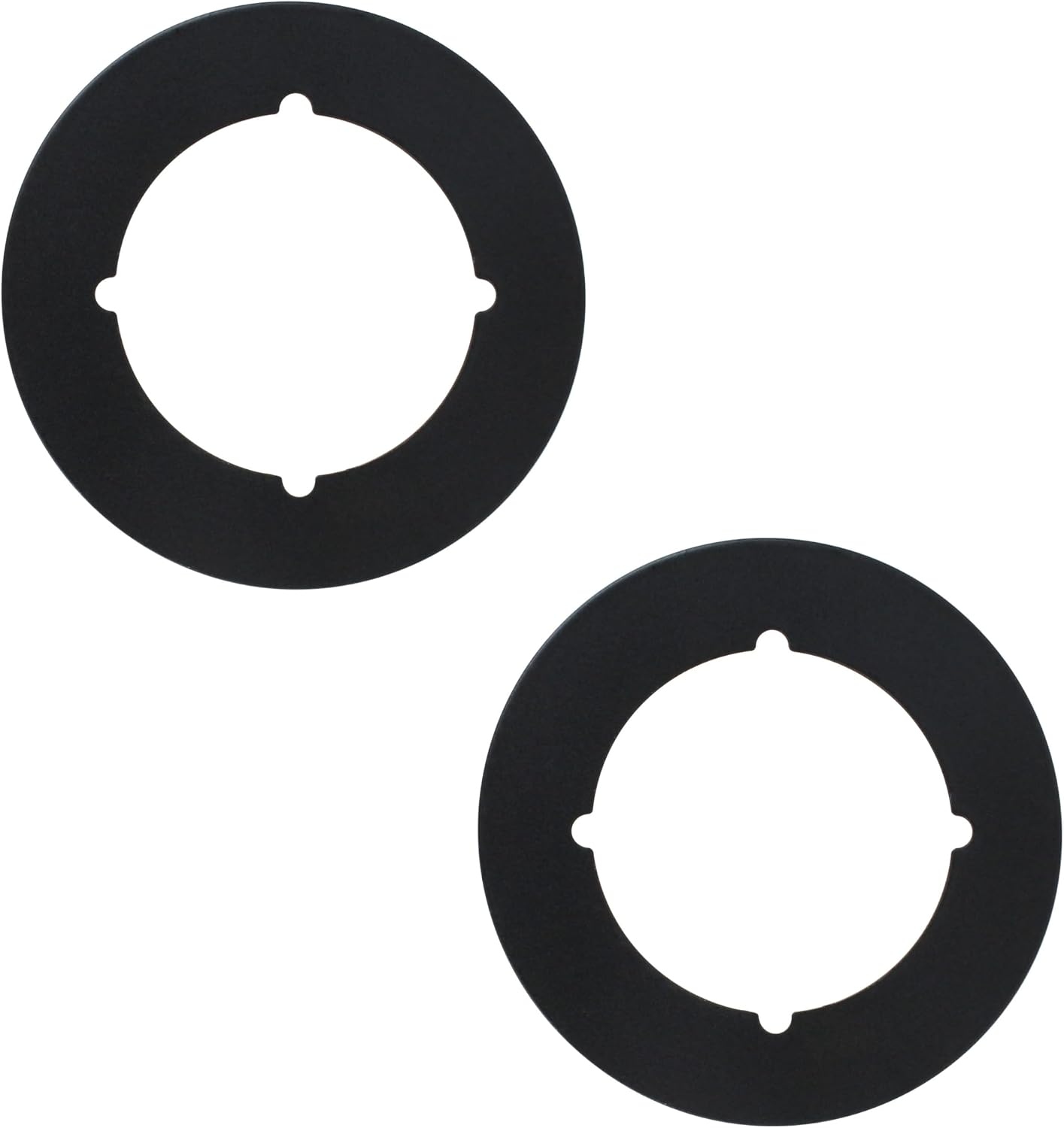 2 Pzas Placas Traseras Puerta 2-1/8" Cubierta Relleno