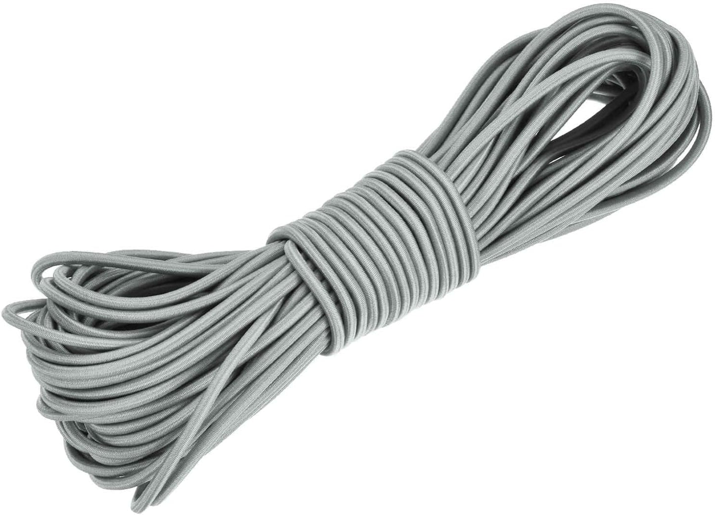 Cordón elástico redondo 3/16pulg 50ft gris