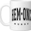 Taza Cerámica para Enfermera Hematología Oncología Blanca