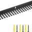 Soporte cables acero 19 ranuras 0.354pulg negro resistente