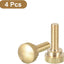 Tornillos moleteados M5x16mm de latón con pomos de agarre