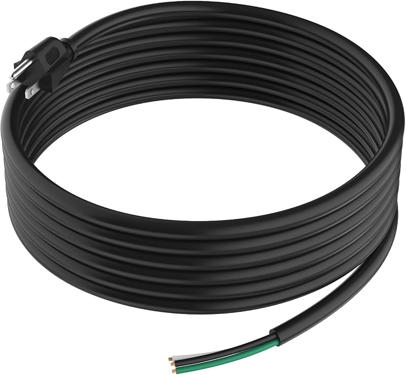 Cable alimentación 15ft 3 clavijas macho a macho
