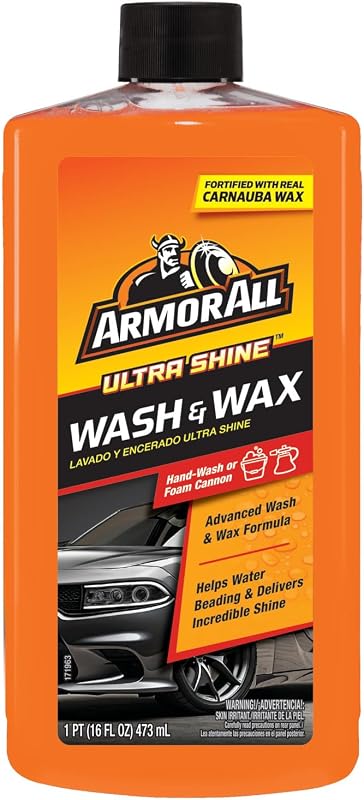 Lavado y cera para autos camiones motos 16oz