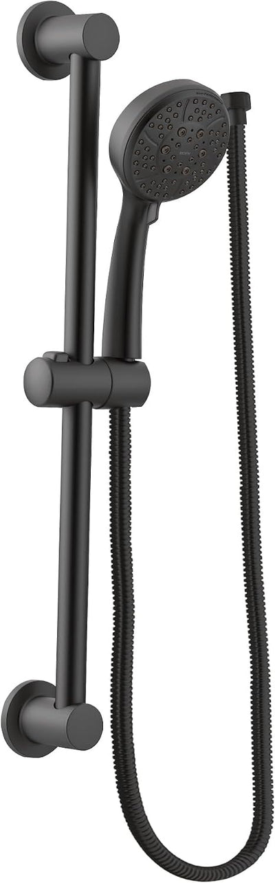 Cabezal ducha desmontable 4 pulverizaciones negro 69pulg