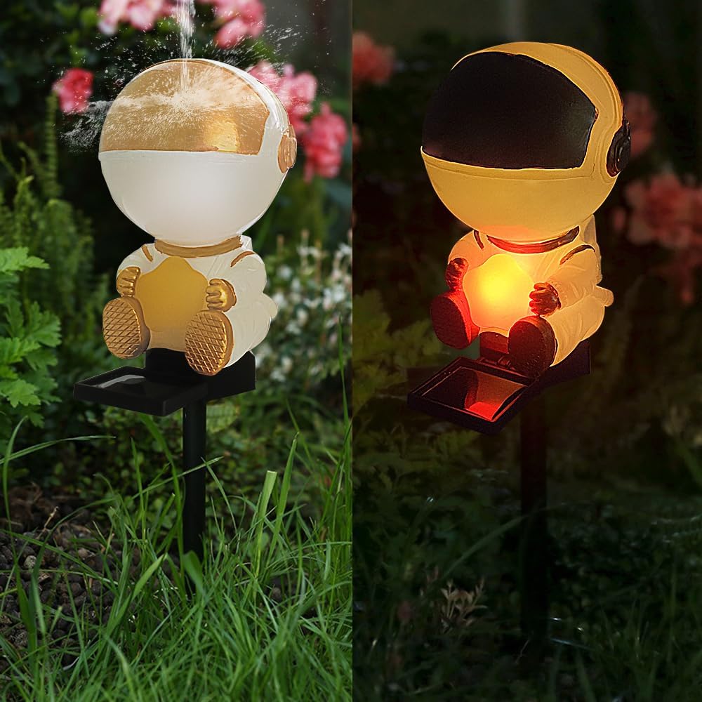 Luz estaca solar decorativa patio pasarela camino color