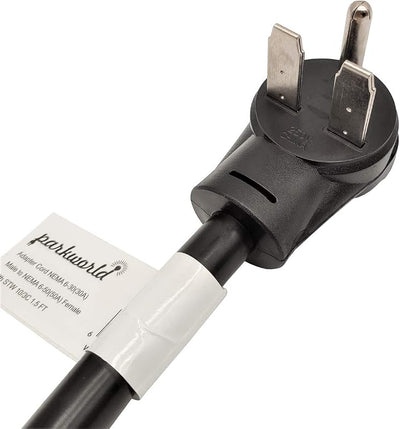 Cable adaptador soldador NEMA 6-30P a 6-50R 30A 250V